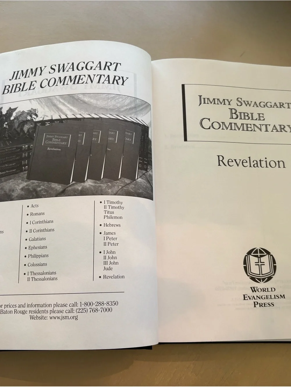 Jimmy Swaggart Bible Commentary - Revelation (Navy)